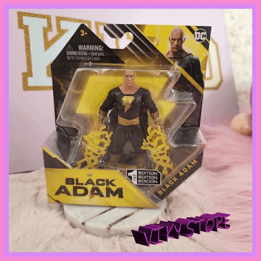NWT DC Might: Black Adam Action Figure NWT
